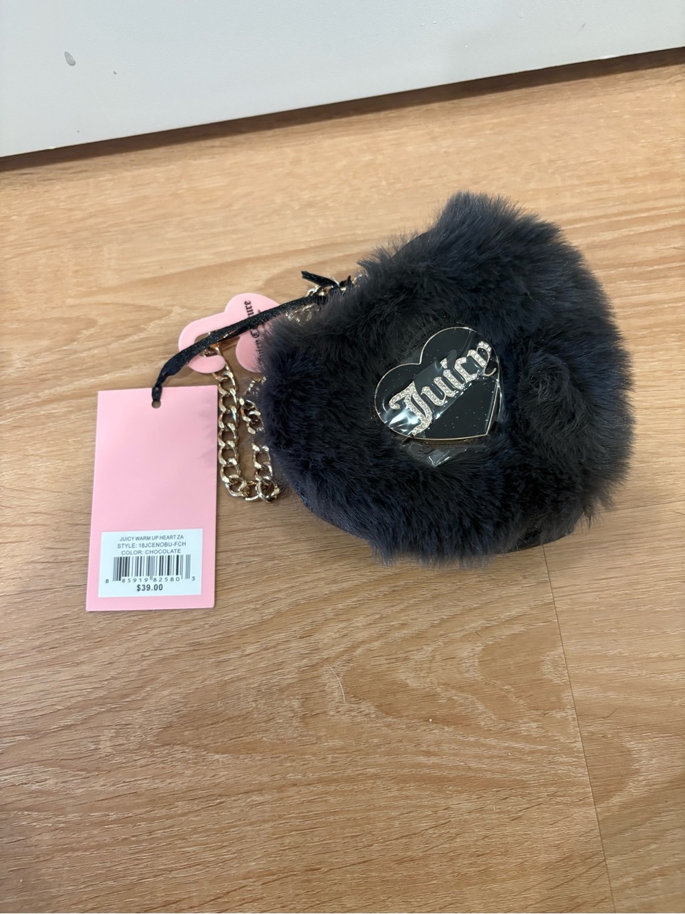 NEW Juicy couture warm-up heart wristlet